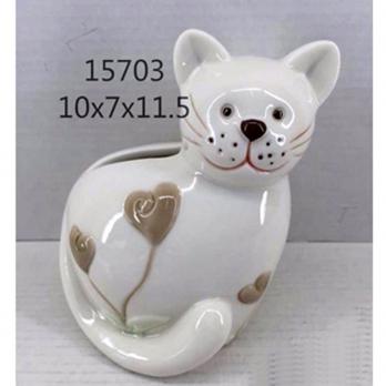 C 10669 (2) копилка-котик 10*7*11,5см