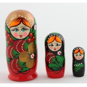 Матрешка 3кукольная МатХ-003