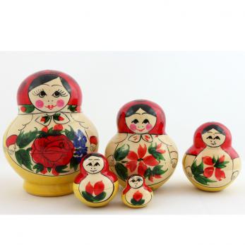 Матрешка 5кукольная МатС-005круг
