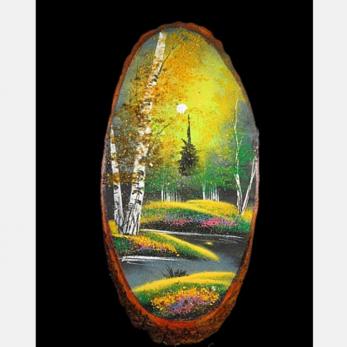216190 в Панно на срезе 23*45*2см