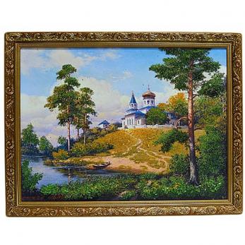 218909 г Картина из камня 34,5*44,5см 950г
