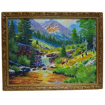 218943 г Картина из камня 34,5*44,5см 950г