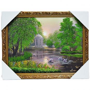 218945 г Картина из камня 34,5*44,5см 950г