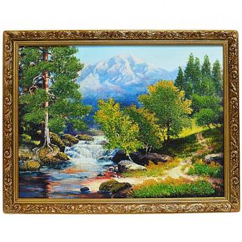218949 г Картина из камня 34,5*44,5см 950г