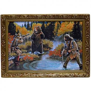 219077 г Картина из камня 34,5*24,5см 590г