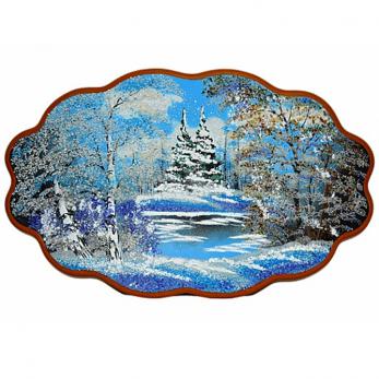 219247 г Картина из камня 29*46см 650г