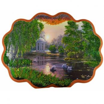 2195285 г Картина из камня 34*26см 500г