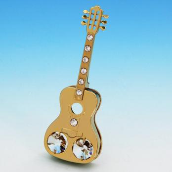 U-4139/G Гитара с хрусталиками 4*1*10,5см