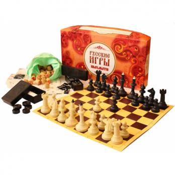 07-Набор Русские игры (шахматы,домино)