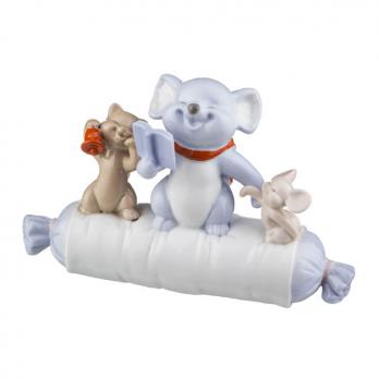22-1039 Фигурка Кошка с мышами 10см