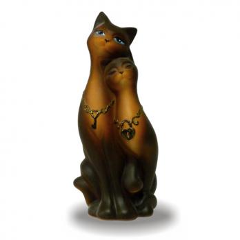 293-Фигурка Свидание малое корич., 26см