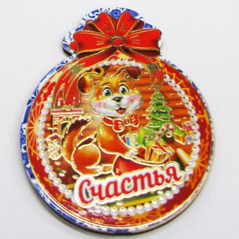 Магнит новогодний однослойный НГ18-М1-Б3
