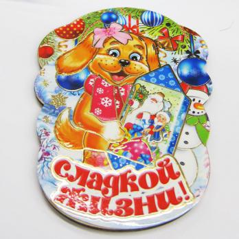 Магнит новогодний однослойный НГ18-М1-В9
