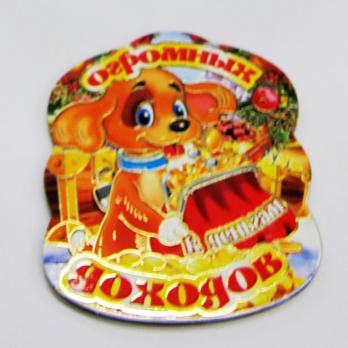 Магнит новогодний однослойный НГ18-М1-Д5