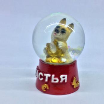 L 53368 (8) собачка в шаре 4,5*4,5*6см