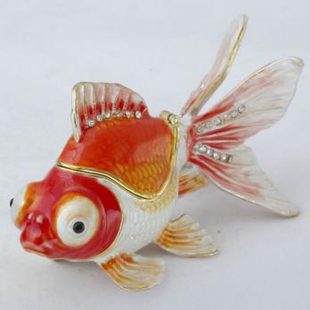 BP-83501 Шкатулка Рыбка со страз.9*4*5см