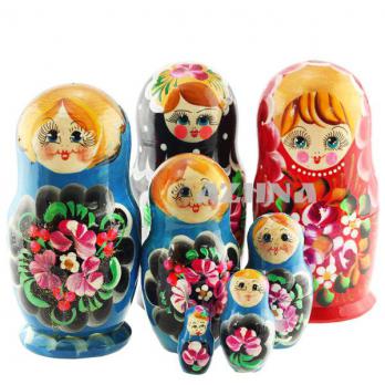 MS0503х Матрешка 5 мест средняя ассорти