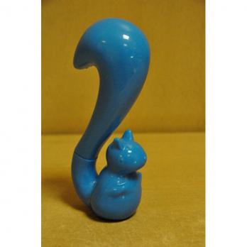 314-2 Ручка-игрушка Белочка синяя