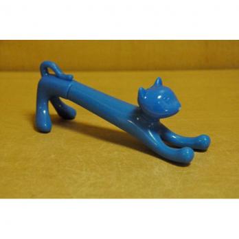 318-4 Ручка-игрушка Кошечка синяя