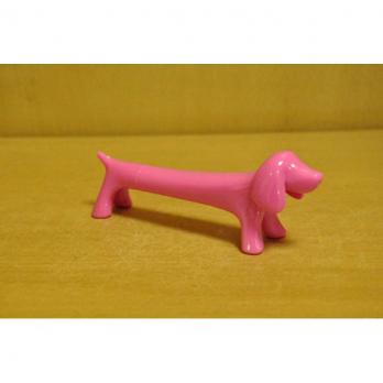 319-3 Ручка-игрушка Собачка розовая