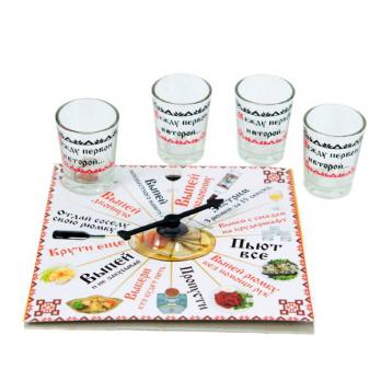 42414 Игра настольная "Русское застолье"15*15*4см