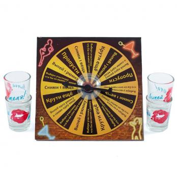 42415 Игра настольная "Пьяная рулетка"15*15*4см