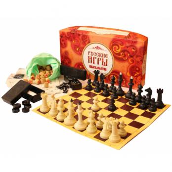 16 Набор Русские игры (шахматы, домино)