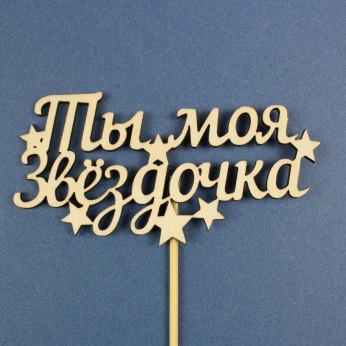 Тп 97-02-0000 Топпер Ты моя звездочка 12*6см