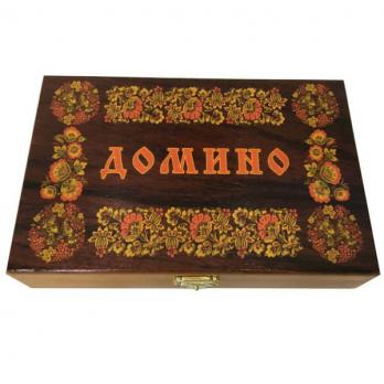 Домино в шкатулке Русские узоры
