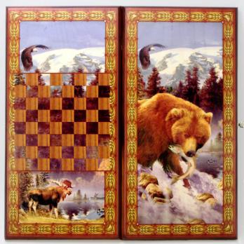 Нарды малые Медведь 400*200*33см