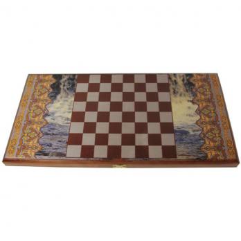 Нарды средние Тигр у водопада 500*250*35см