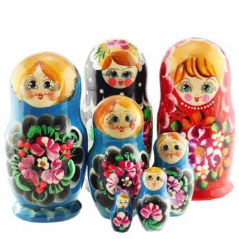 MS0503x Матрёшка 5 мест средняя ассорти