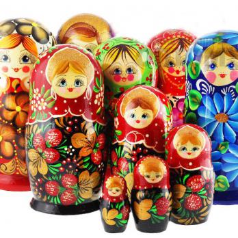 MS0504mix Матрёшка 5 мест большая обычная ассорти