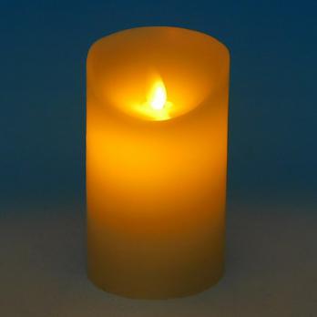 YW-00359(50) Восковая свеча, на бат-х, 7.5*12,5см