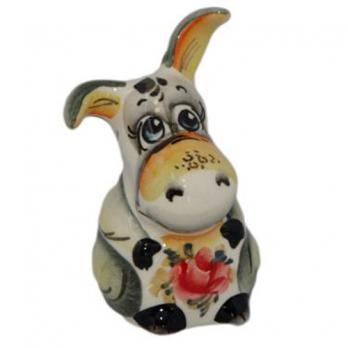 Фигурка ослик фарфоровый 9 см., арт. 4108