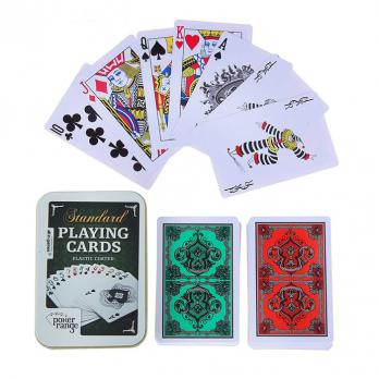 1267618 Карты игральные пластик "Poker range"