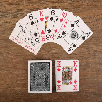 3544444 Карты для покера "Texas Holdem Black"