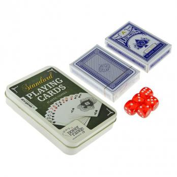 589329 Карты игральные пластик "Poker range"