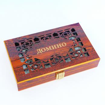 YW-00374 Домино, дерево/пластик  20*12см