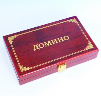 YW-00375  Домино, дерево/пластик  20*12см