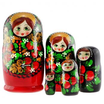 MS0503a-asta-01 Матрешка 5 мест 16 см