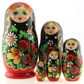 MS0503bosa-06 Матрешка 5 м красная