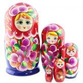 MS0503pisk-08 Матрешка 5мест 15см