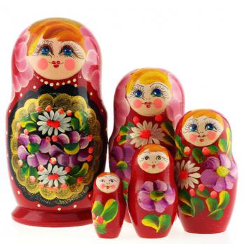 MS0504a-LyPM-08	Матрешка 5 мест 18см