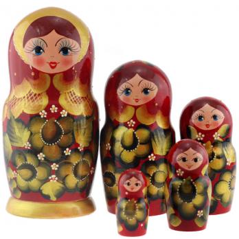 MS0504b-savS-03 Матрешка 5 мест 15см