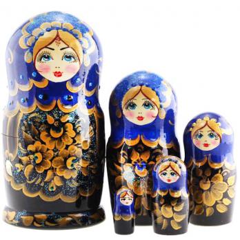 MS0504c-Zyra-03 Матрешка 5 мест 18см