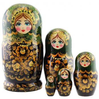 MS0504c-Zyra-04 Матрешка 5 мест 18см