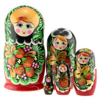 MS0504pisk-12 Матрешка 5 мест 17 см