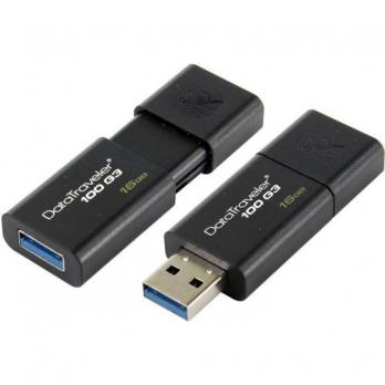 Флэш-диск Kingston 16 Gb DT 100G3 USB 3.0 (1000)