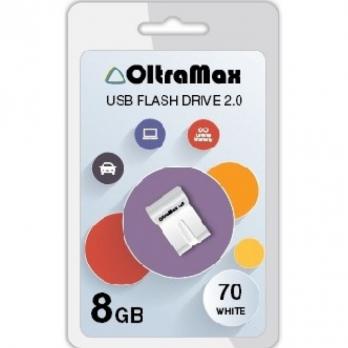 Флэш-диск OltraMax 08 Gb series 70 White (400)